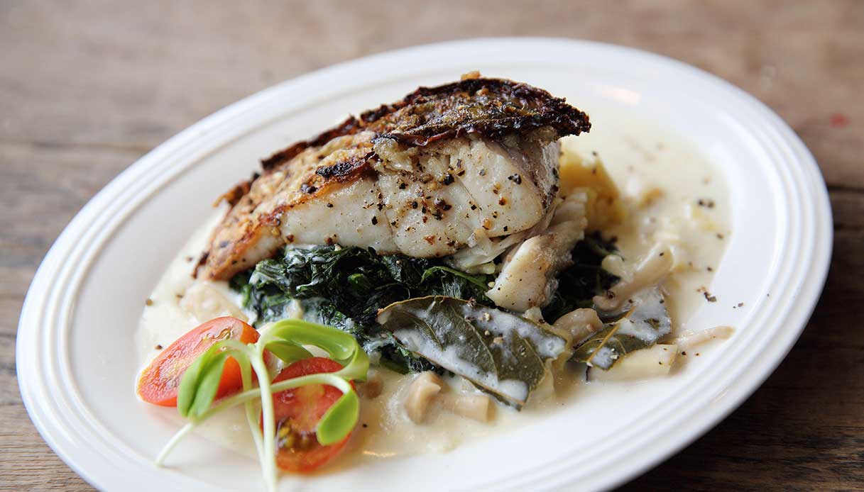 Filetto di branzino al forno
